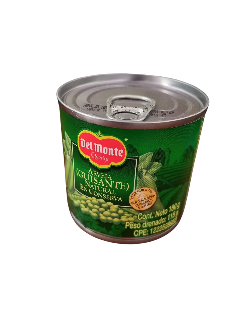 DEL MONTE ARVEJA AL NATURAL 12x180Grs