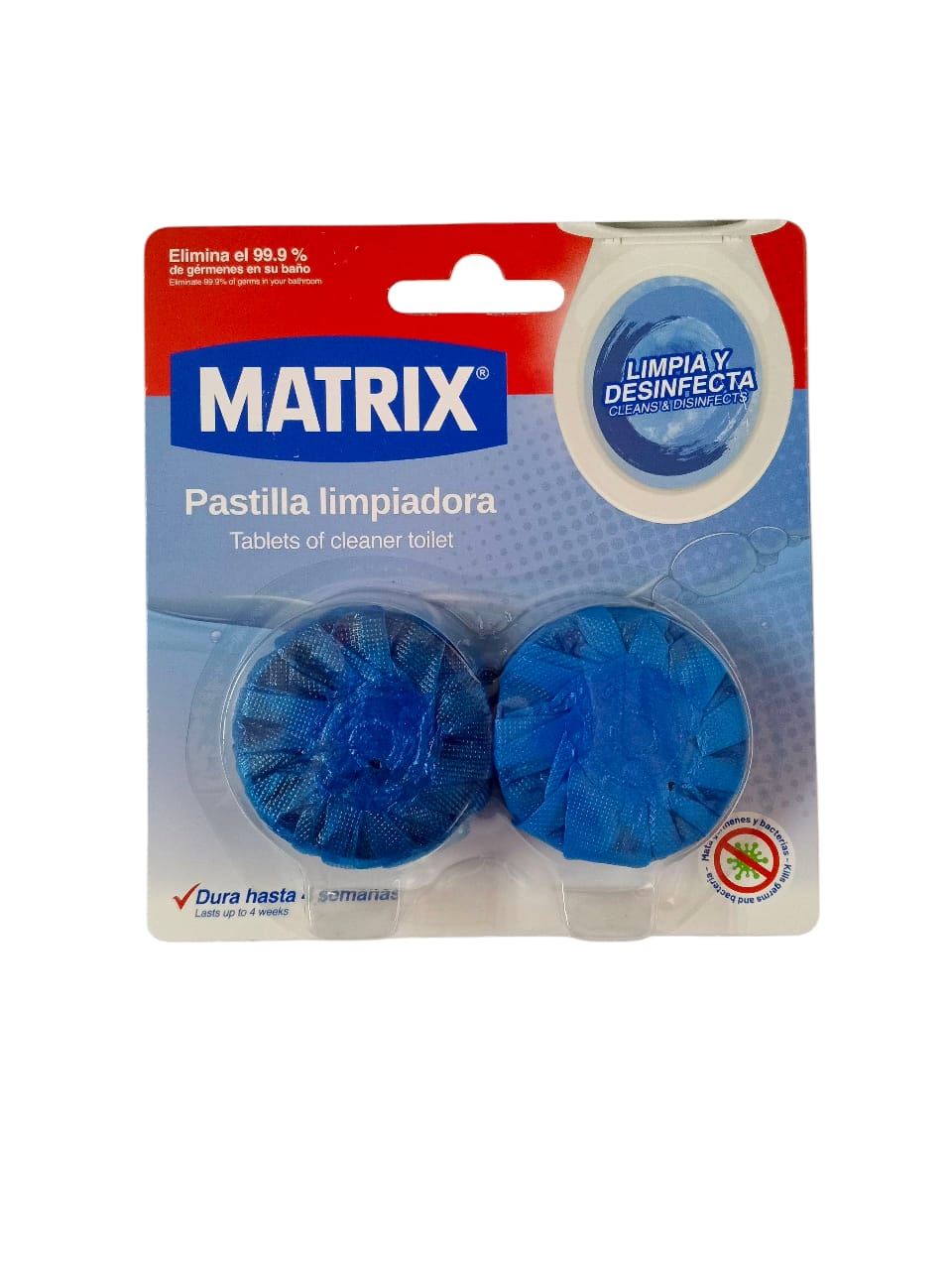 PASTILLA P/INODORO x2PZS MATRIX UNID.M1302