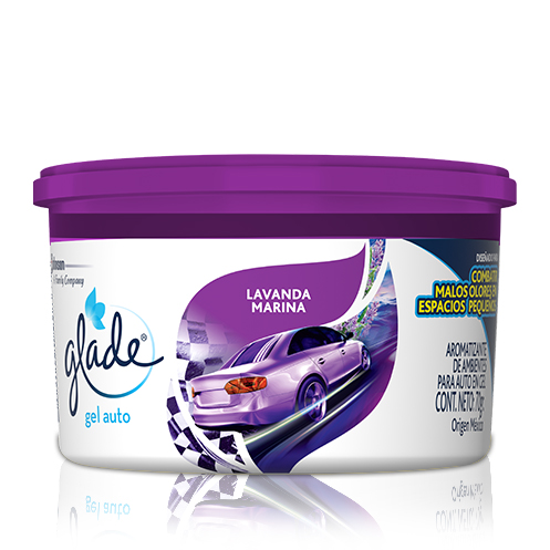 GLADE GEL LAVANDA MARINA 1x70G.AMB./AUTO**