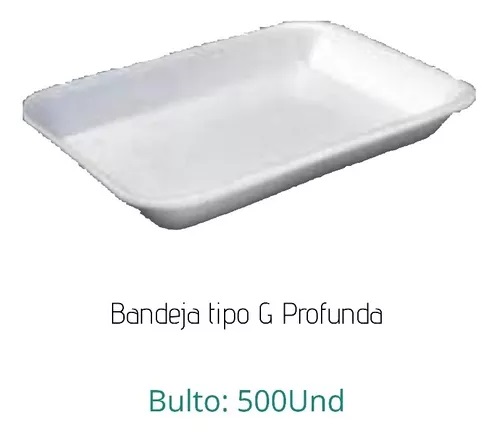 BANDEJA H2 o G PROF.BLANCA 500 U.MULTIPL