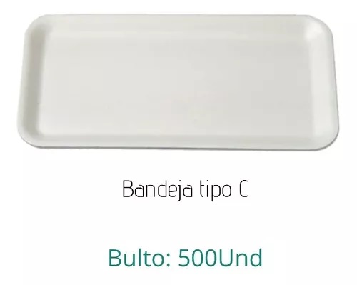 BANDEJA C1 C-LLANA BLANCA 500 U.MULTIPLA