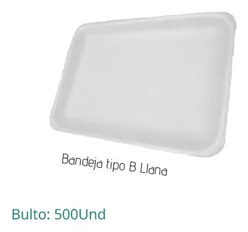BANDEJA B1 B-LLANA BLANCA 500UND.MULTIPL