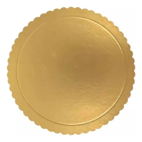 DISCO DORAD.P/TORTA 10´´25,4CM.1x50U.(1/4kg.)