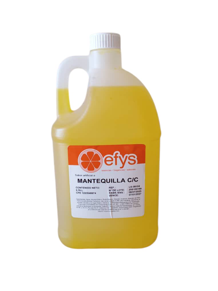 ESENCIA MANTEQUILLA C/C.EFYS LS-08104 GALON 1x3,79 LT.