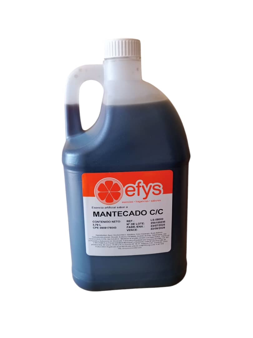 ESENCIA MANTECADO C/C.EFYS LS-08000 GALON 1x3,79 LT.