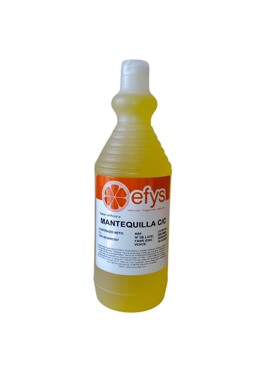 ESENCIA MANTEQUILLA C/C.EFYS LS-08104L 1x1LITRO
