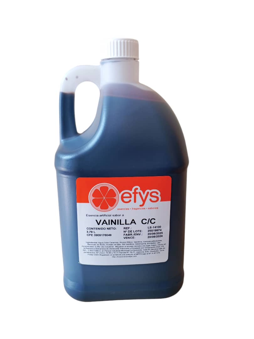 ESENCIA VAINILLA C/COLOR EFYS LS-14100 GALON 1x3,79 LT.