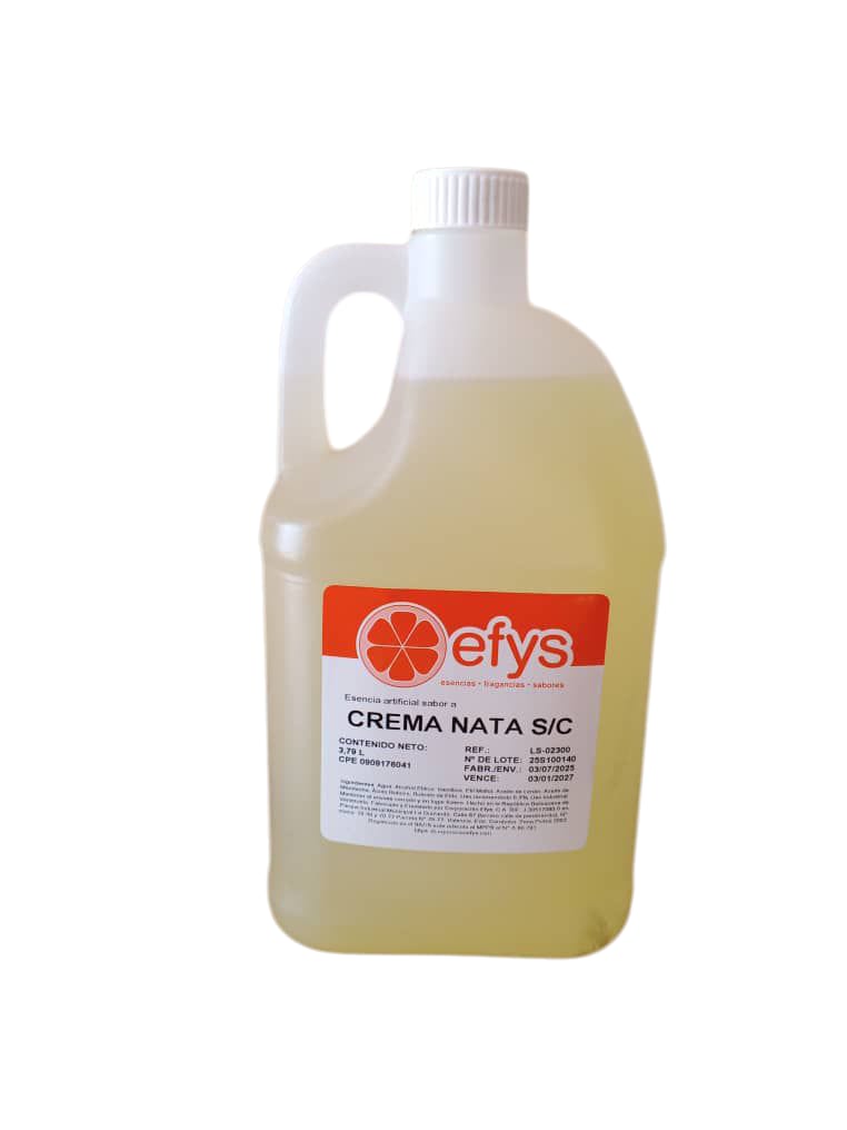 ESENCIA CREMA NATA S/C.EFYS LS-02300 GALON 1x3,79 LT.