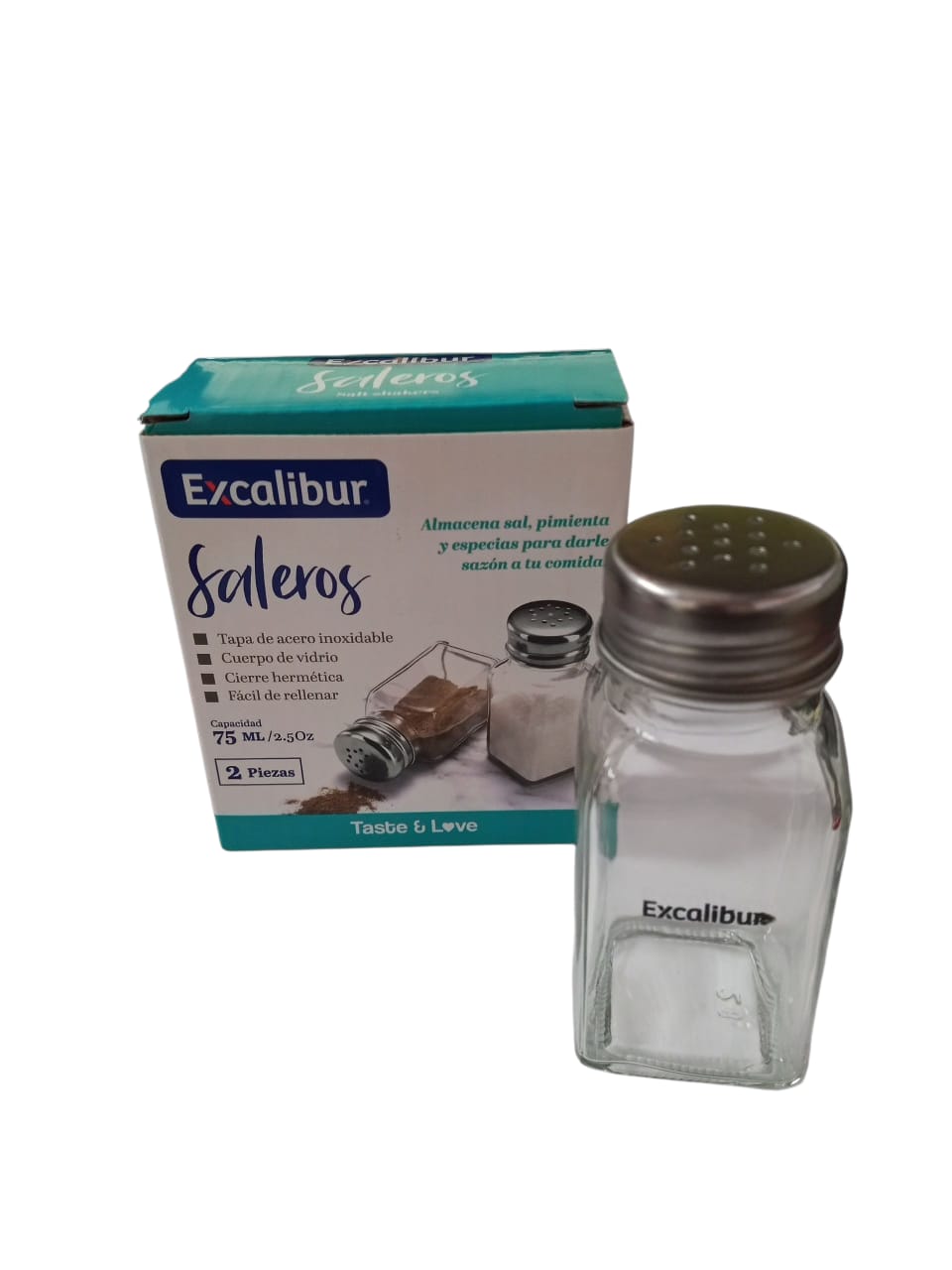 H.SALEROS SET 1x2 D/VIDRIO 75ML EXCAL R:A164-SJ409