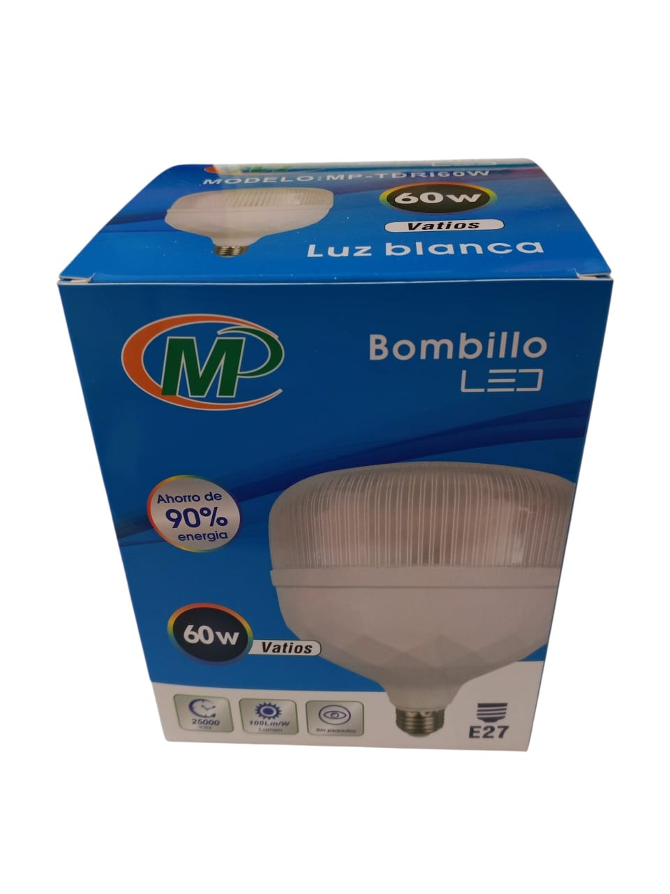 BOMBILLO LED MP 60W AZUL UNIDAD**