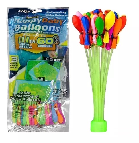 BOMBAS DE AGUA CARNAVAL HAPPYBABY1x111PZ