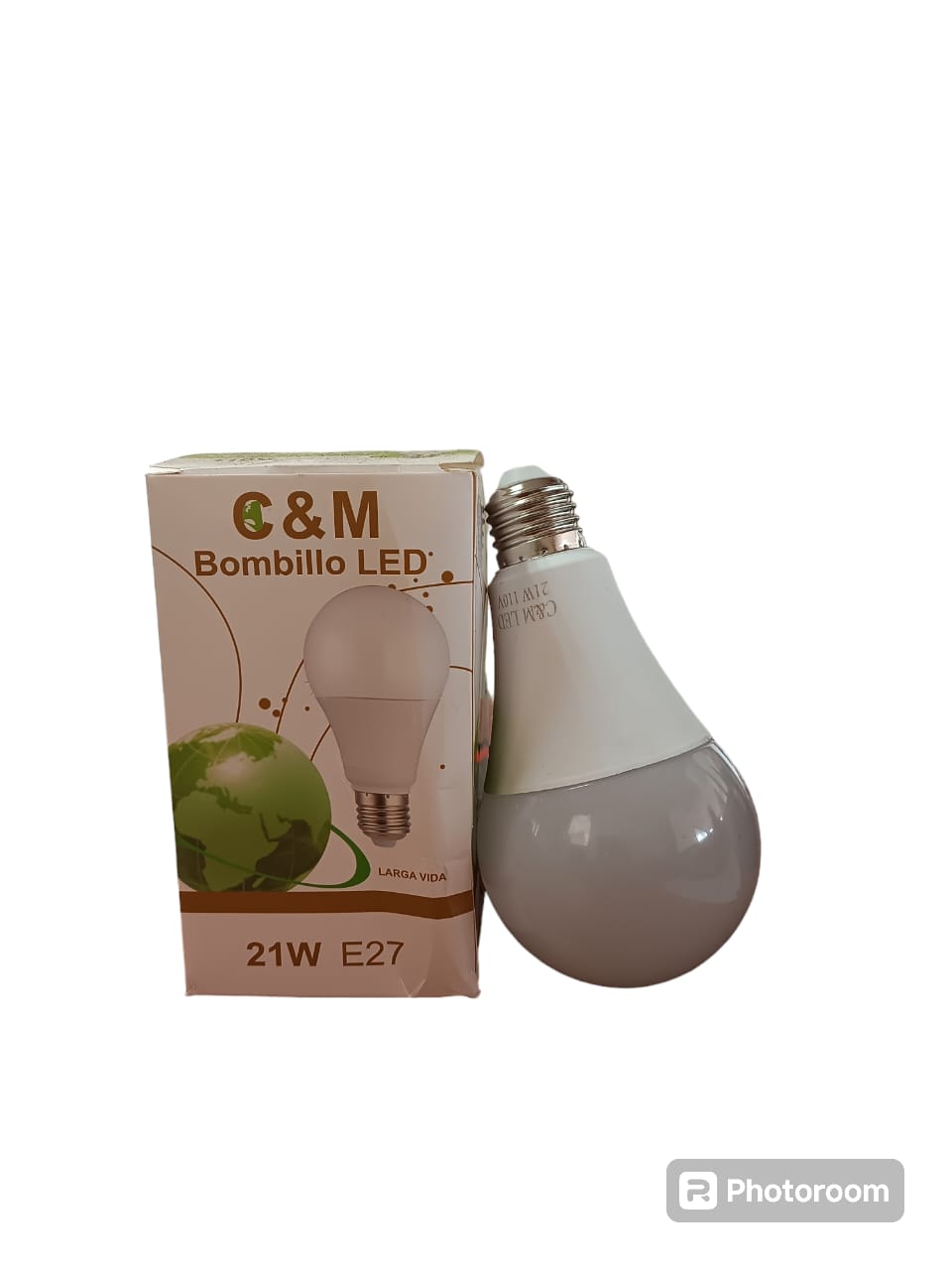 BOMBILLO LED CM G 21W VERDE UNIDAD**
