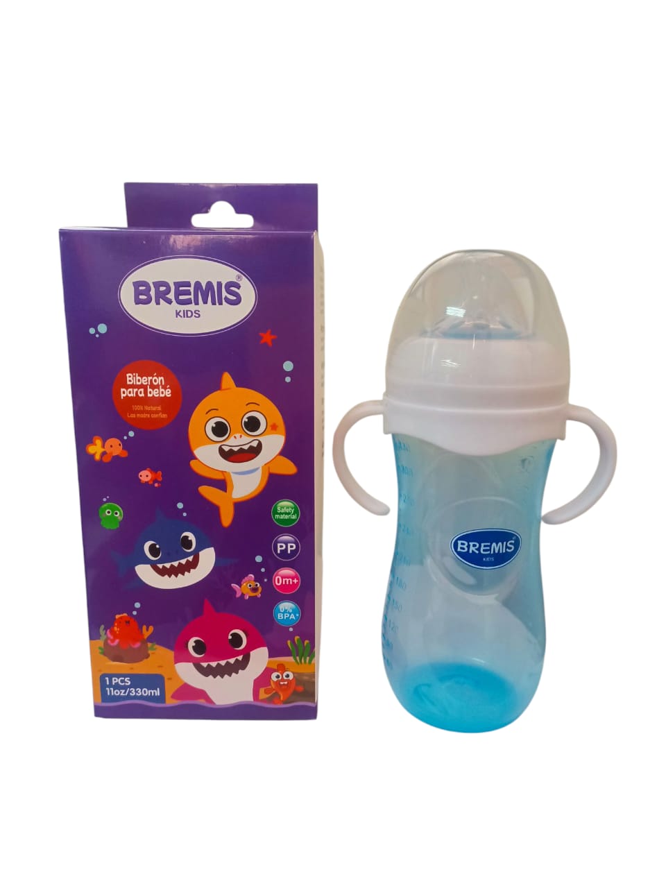 B.TETERO 11oZ C/AG.BREMIS 330 ML.1x12U.