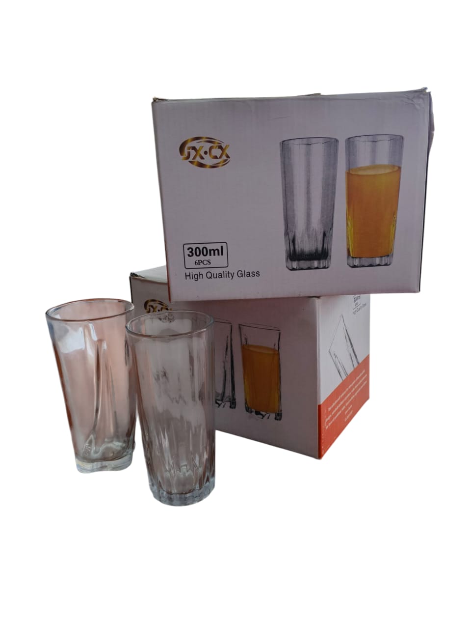 H.VASOS D/VIDRIO 1x6UND R:JX-CX**