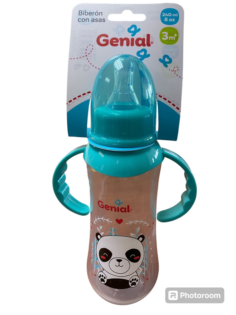 B.TETERO 8oZ.GENIAL C/ASAS1x12U.R:GN-SI9009
