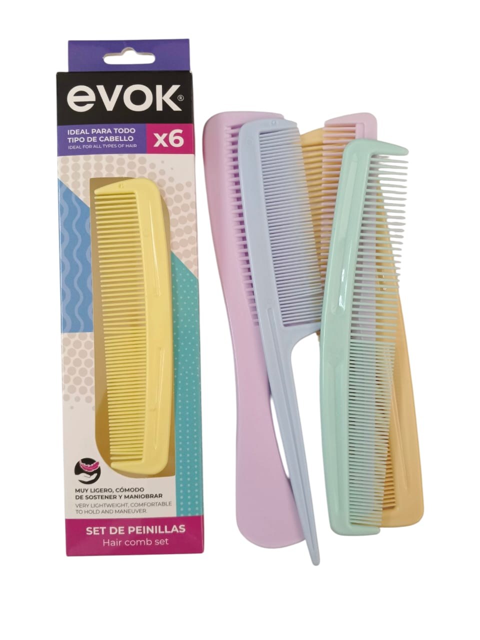 H.PEINE SET D/PEINILLAS EVOK 1x6 PZS.R:PB6PN