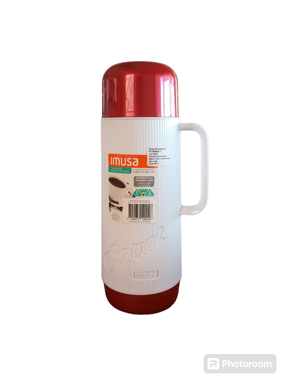 H.TERMO P/CAFE C/TAPA IMUSA 1x1LTR UNIDA