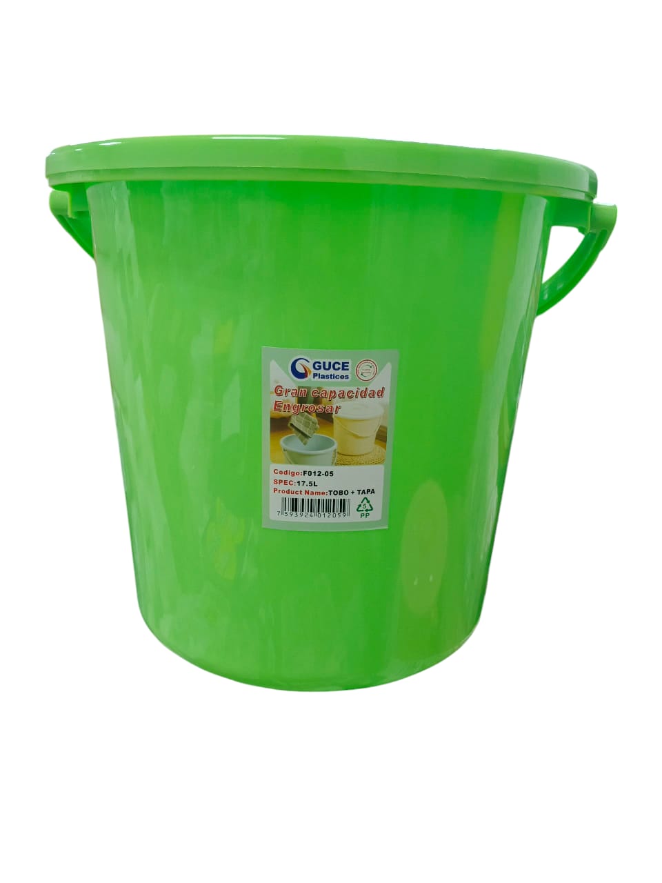 H.TOBO 17.5 LTS C/TAPA  GUCE R:F012-05 UND**