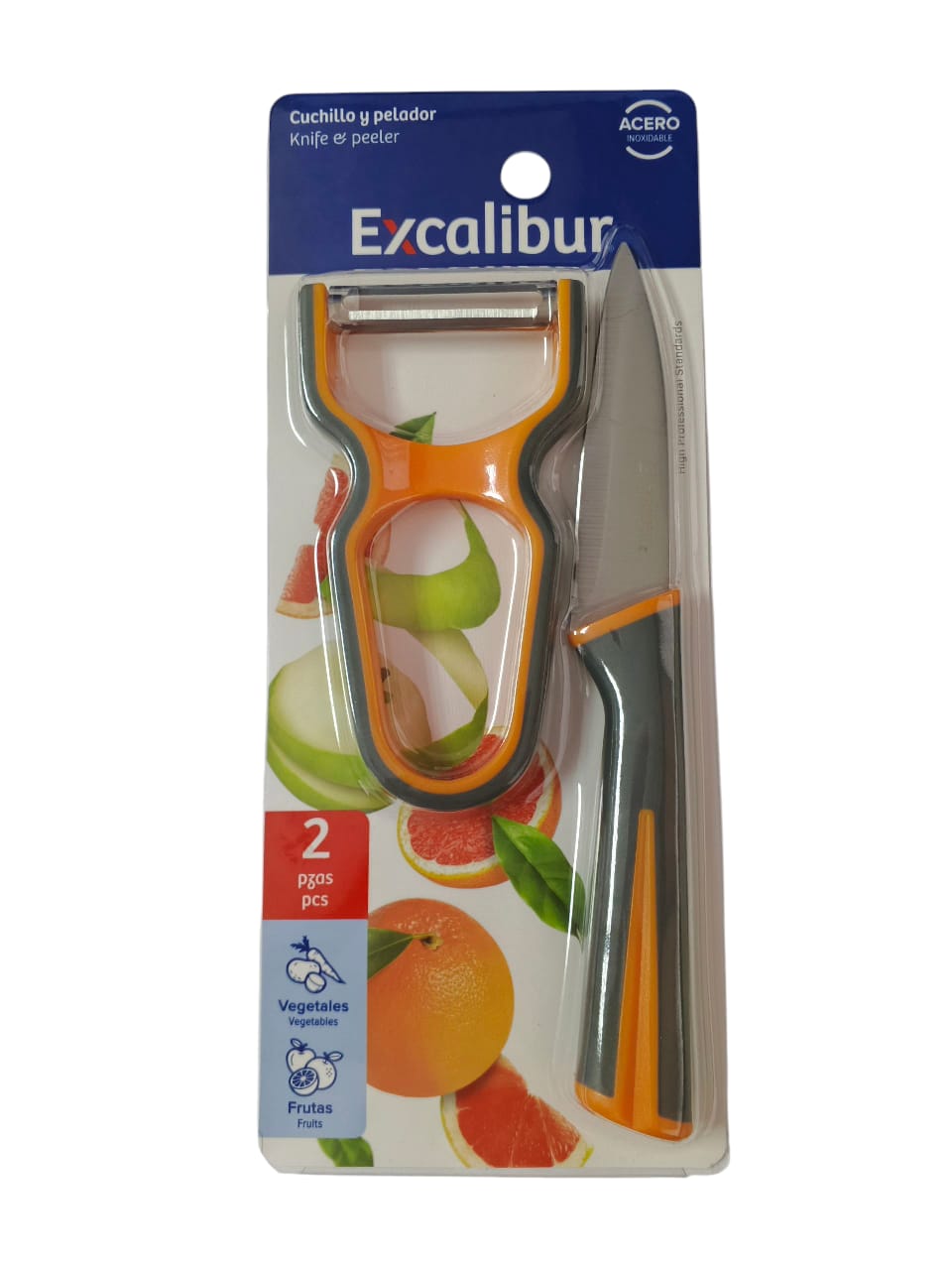 H.CUCHILLO+PELADOR EXCAL.SETxUND.R:KNS02**