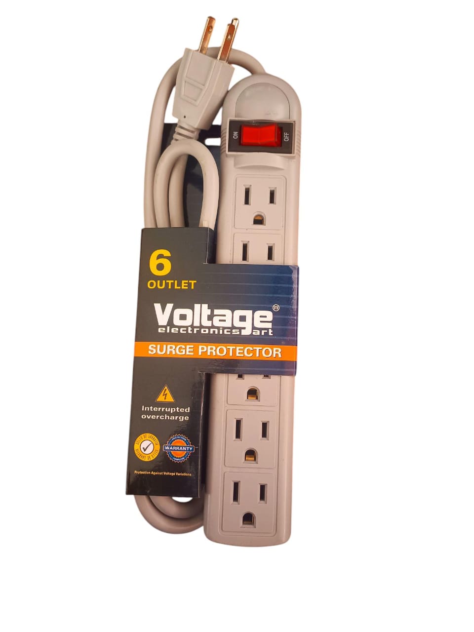 F.REGLETA 6 TOMAS VOLTAGE x UND R:GTS-B14