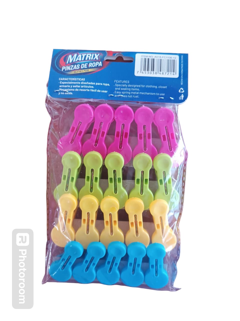 H.PINZA P/ROPA MATRIX 1x20PZSR:FC1106-12