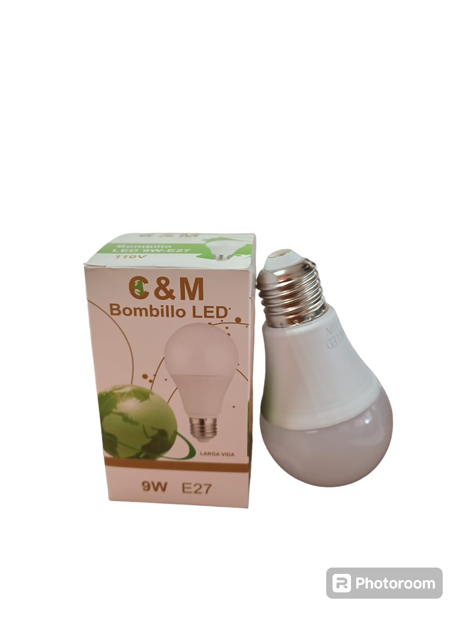 BOMBILLO LED CM G  9W VERDE UNIDAD**