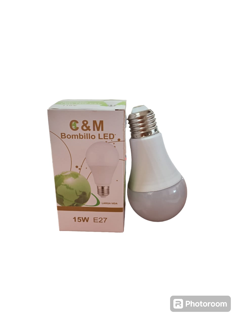 BOMBILLO LED CM G 15W VERDE UNIDAD**