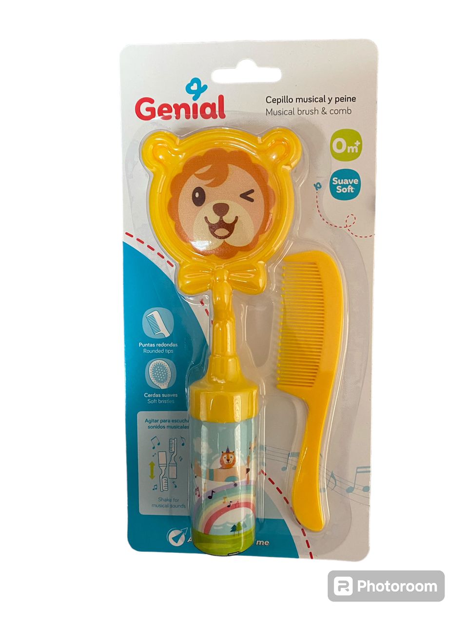B.CEPILL.SET C/PEINE MUSICAL UND.GN-B512