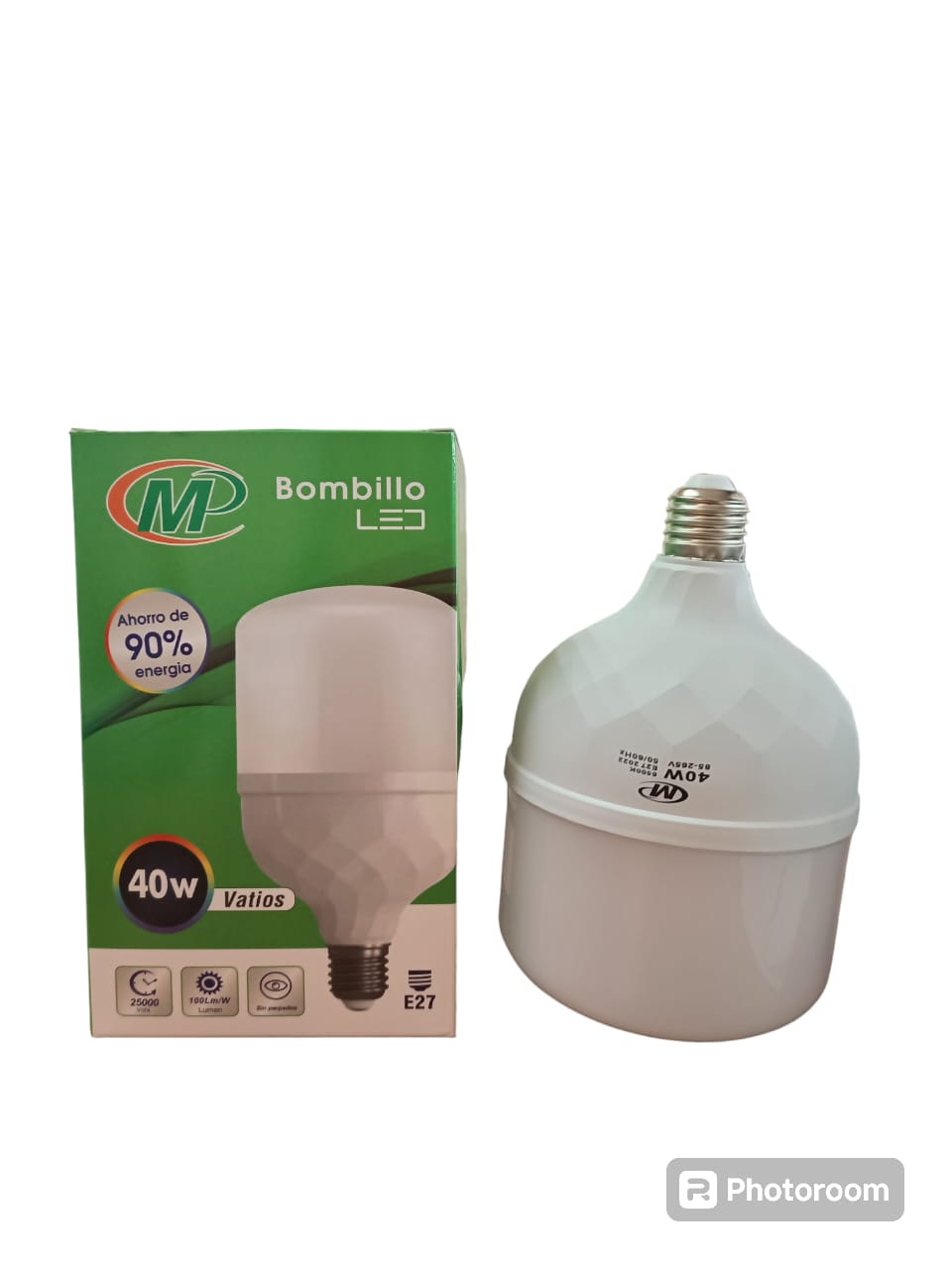BOMBILLO LED CM G40W VERDE UNIDAD**