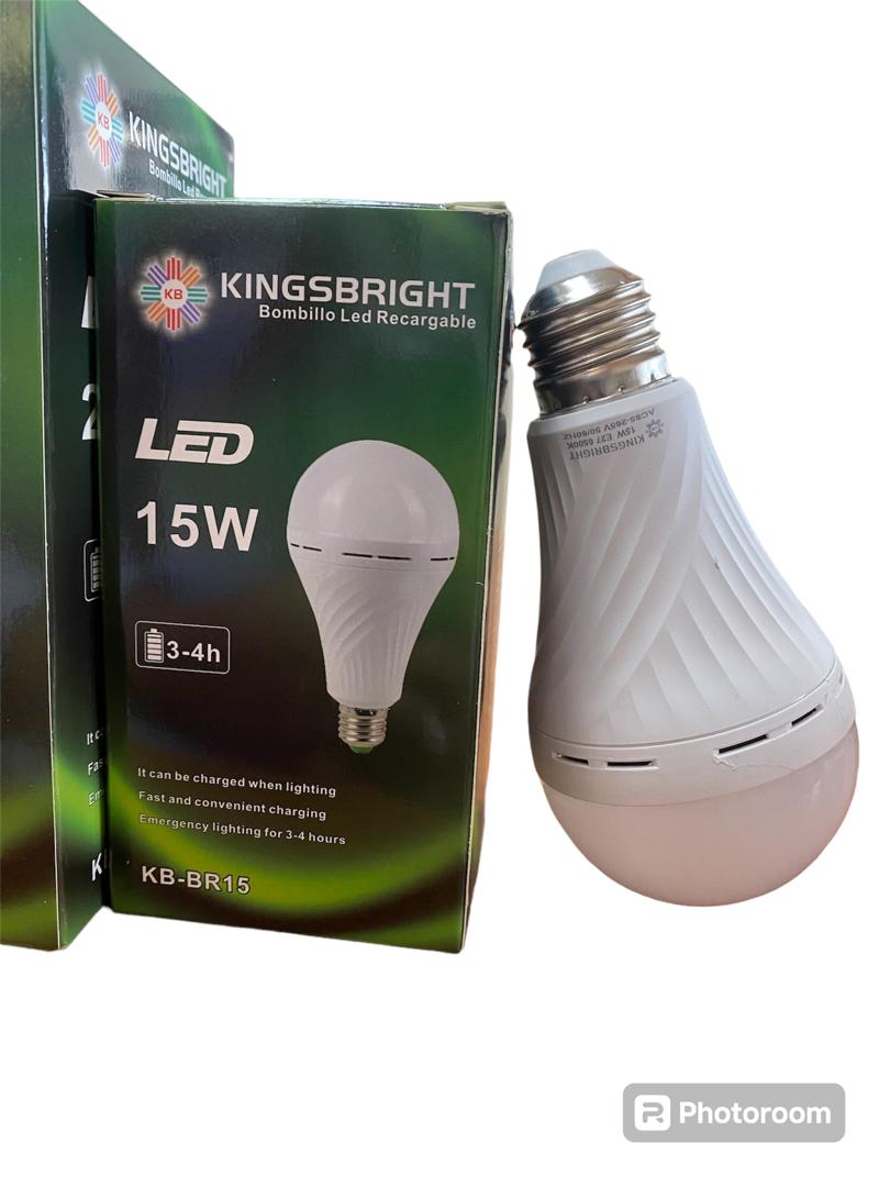 BOMBILLO RECARGABLE KINGSBRIGHT 15W UND**