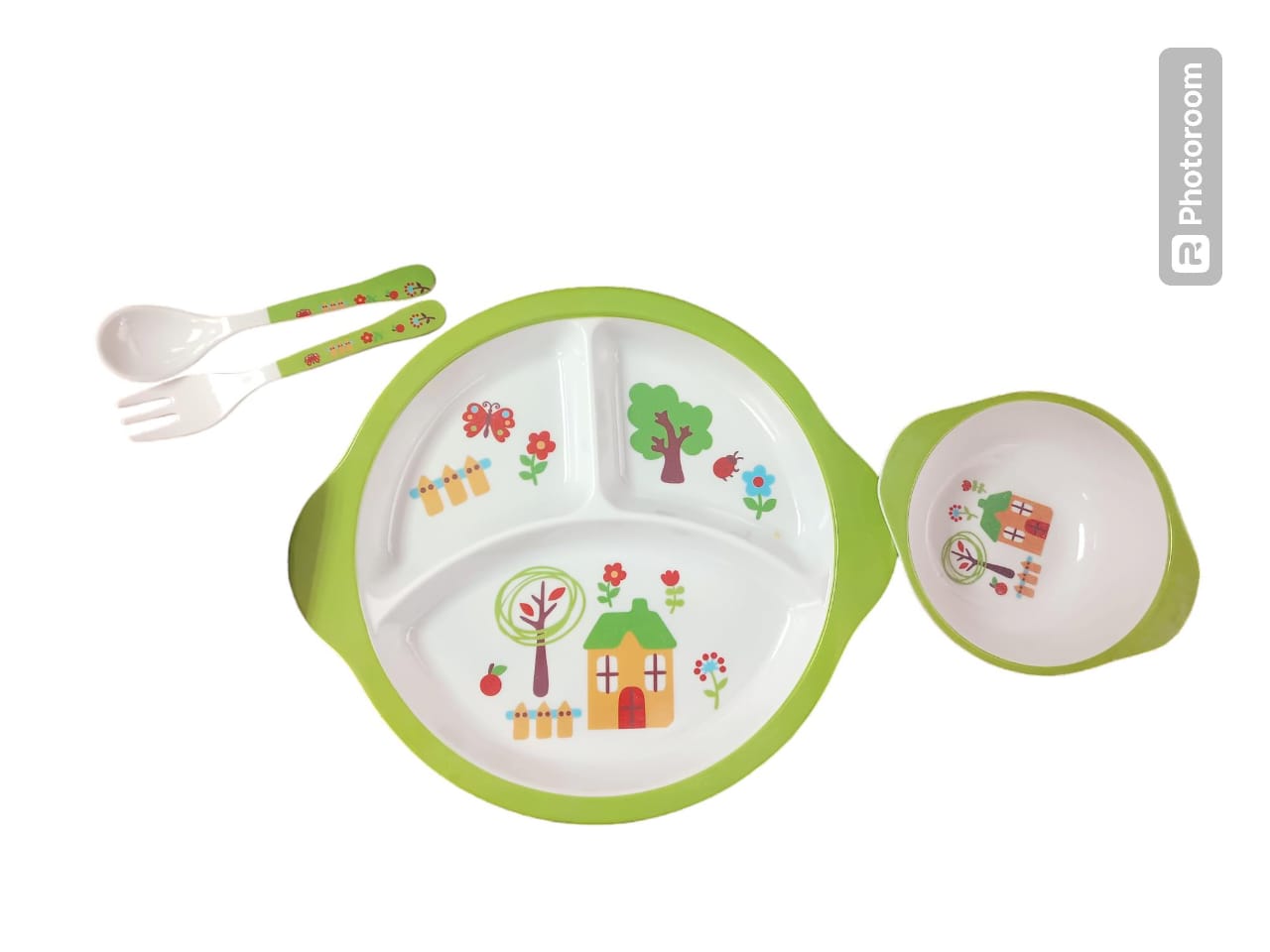 B.SET PLATO-C/VASO P/BEBE x5 PZS RCK5838**