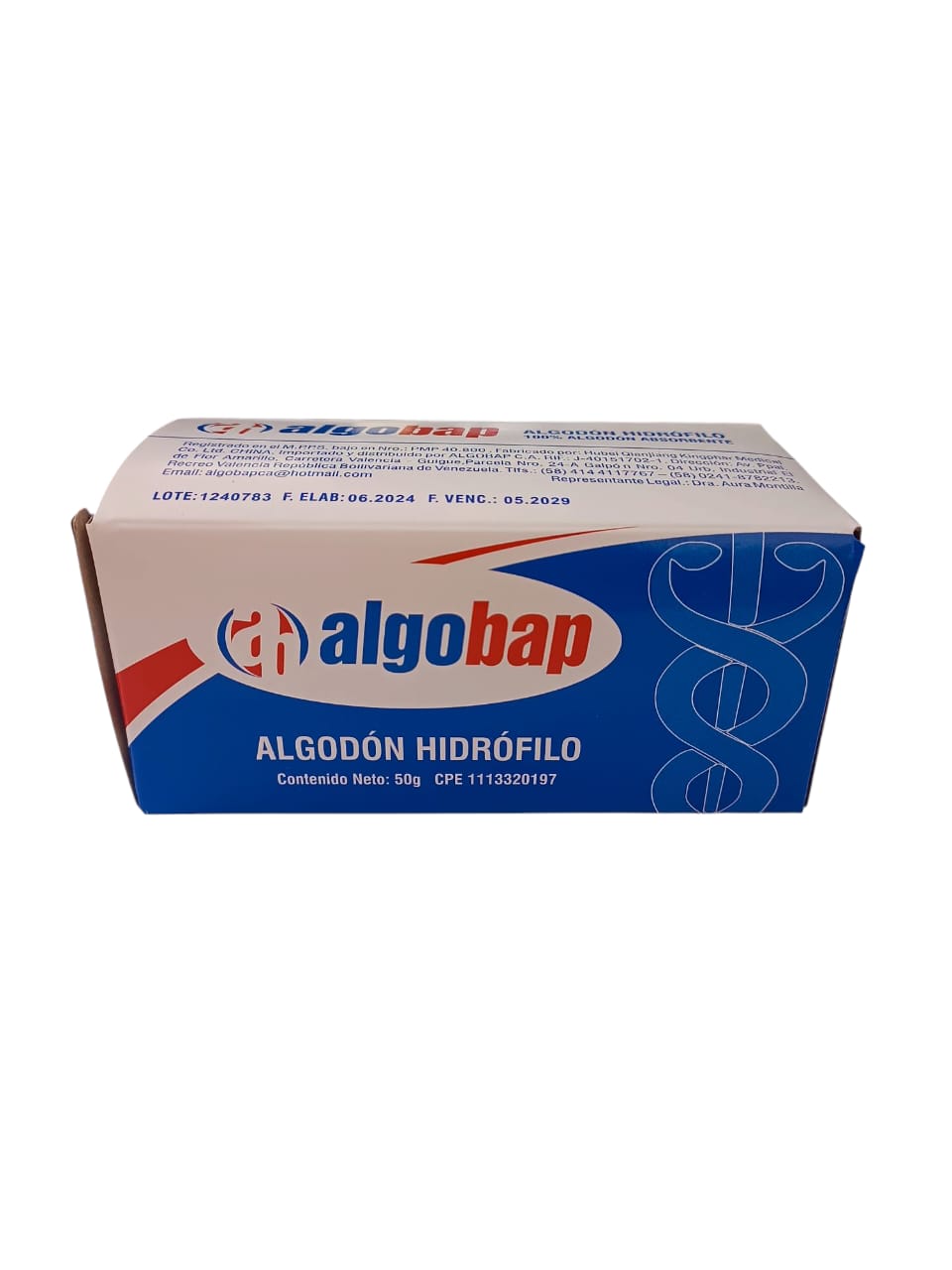 ALGODON ALGOBAP 1x20x50 Grs.