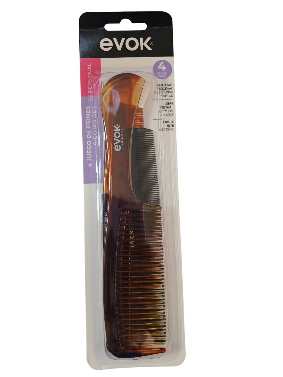 H.PEINE P/CABELLO SET 1x4 PZS EVOK R:PB04