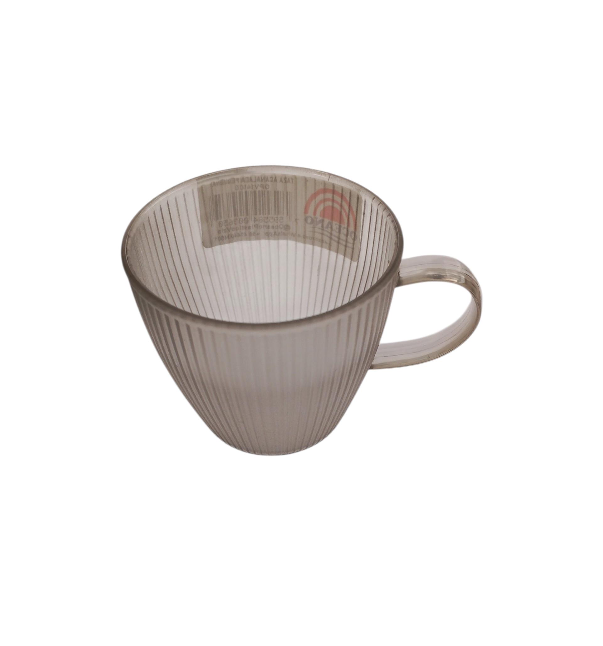 H.TAZA PLAST.P/CAFE PQ ACANAL 1x12UND REF:OPV14100