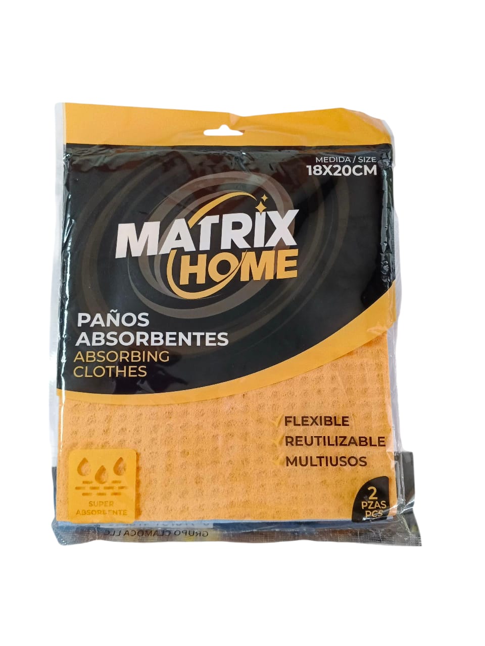 H.PAÑO ABSORBENTES MATRIX HOME 2PZS R:MTXH-18
