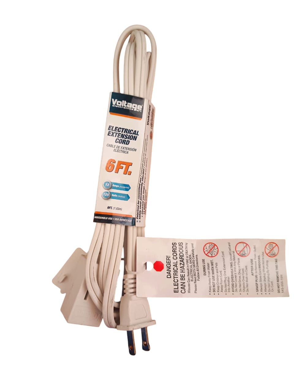 F.EXTENSION VOLTAGE 6FT 1,82MxUND R:6FT/IN