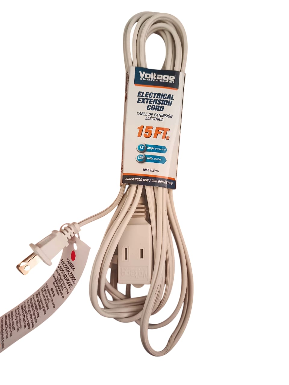 F.EXTENSION VOLTAGE 15FT 4,57MxUND R:15FT/IN