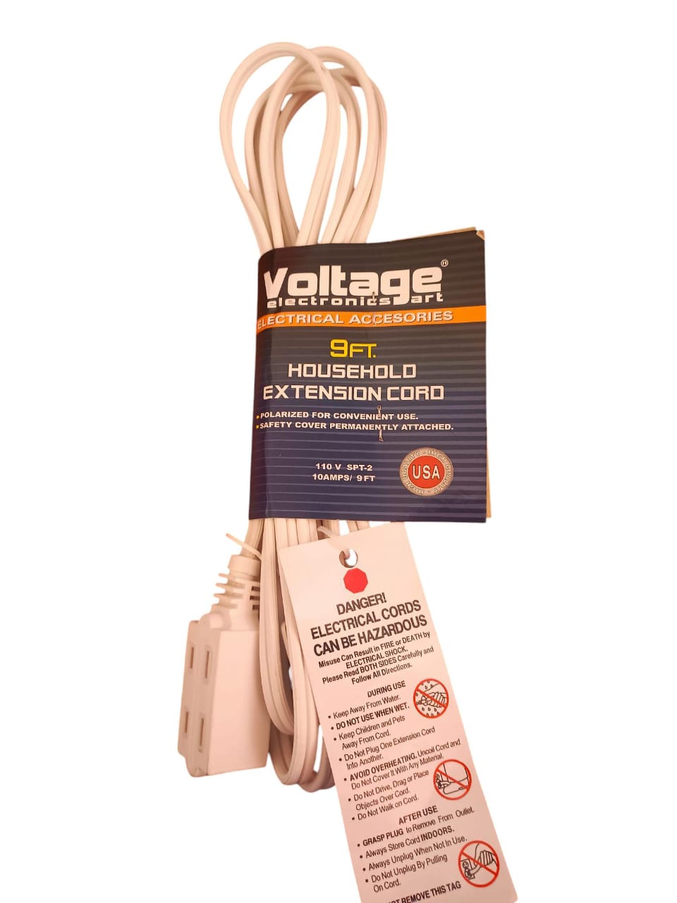 F.EXTENSION VOLTAGE 9FT 2,74MxUND R:9FT/IN