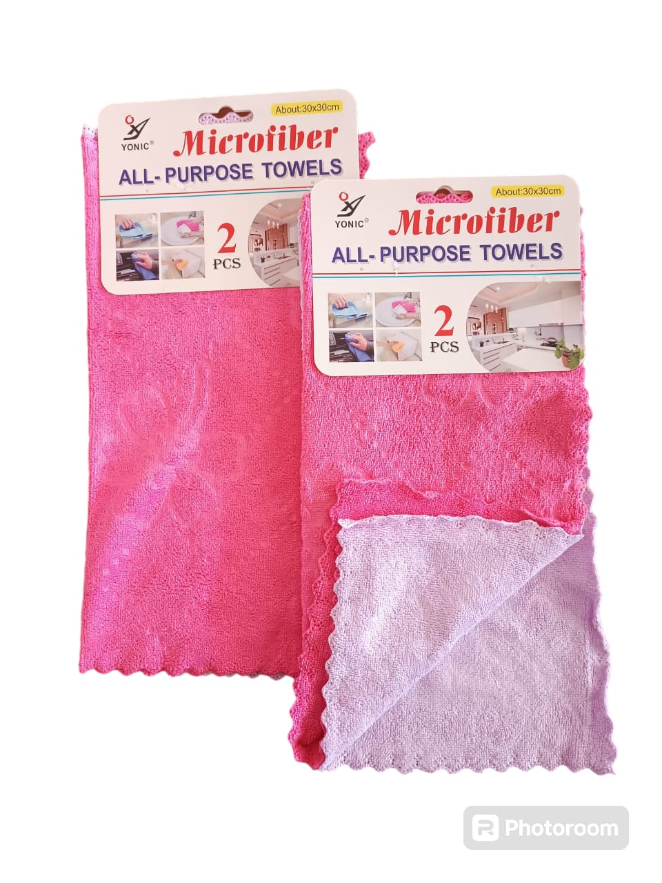H.PAÑO MICROF.SETx2U.30x30cm.R:8014**