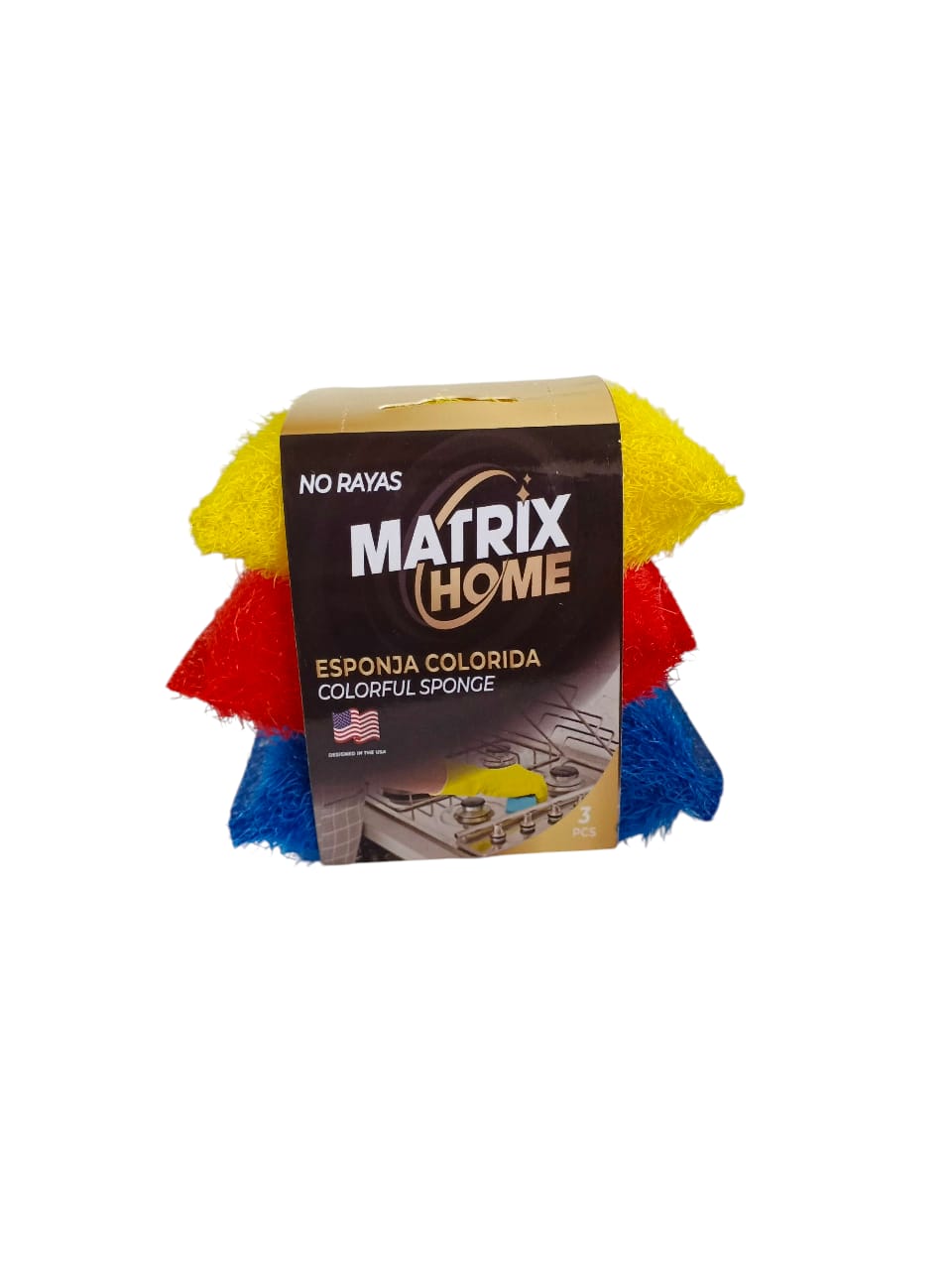 ESPONJA MALLITA COLORIDA MATRIX H.4x3UND R:MTXH-16