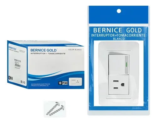 F.TOMA CORRIENTE/APAGADOR BERNICE xUND.R:1183