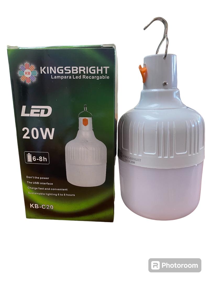 F.LAMPARA RECARGABLE KINGSBRIGHT 1x20W UND**