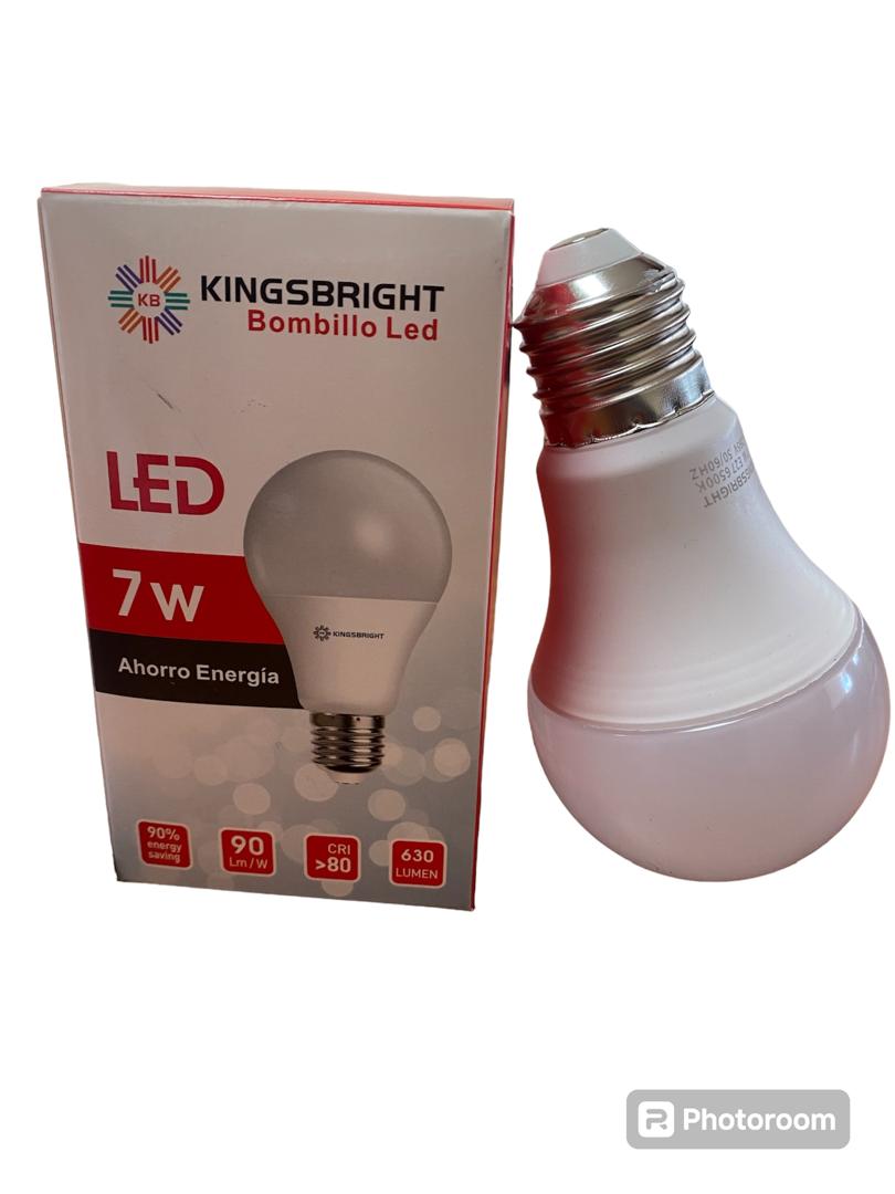 BOMBILLO LED G 7W ROJO KINGSBRIGHT UNID**