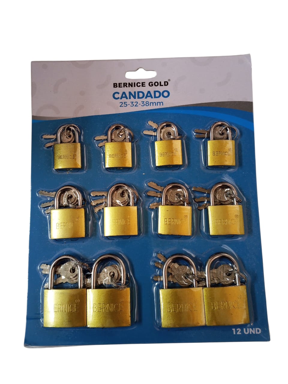 F.CANDADOS BER.1x12UND 25-35-38MM R:PA253238