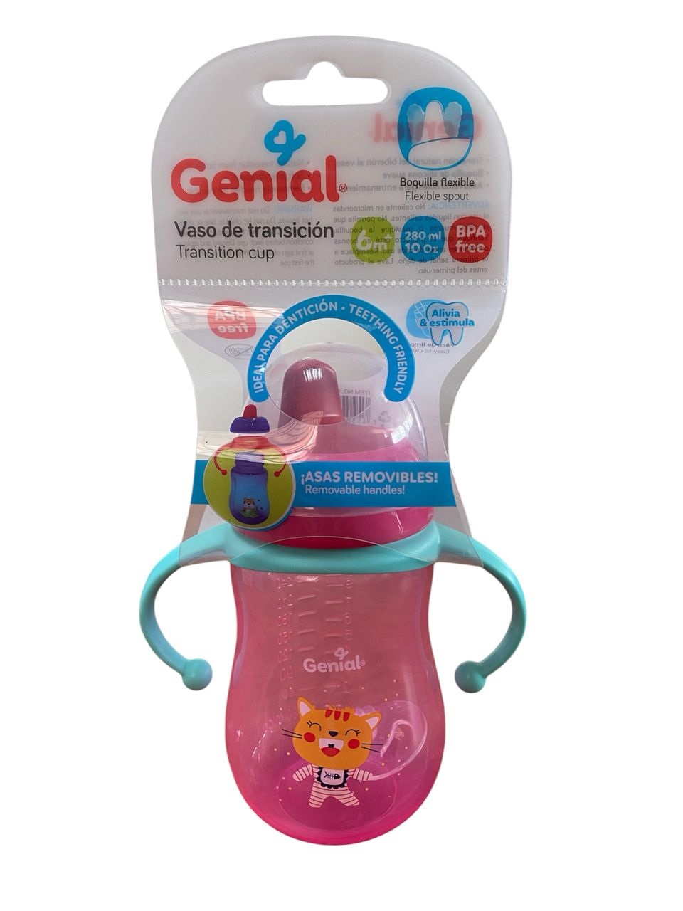 B.VASO P/BB GENIAL10oZ.C/AG.xUND.R:BXS15