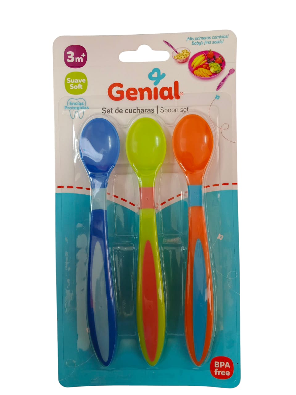 B.SET.CUCHARAS P/BB GENIAL UND.R:1922152-3C