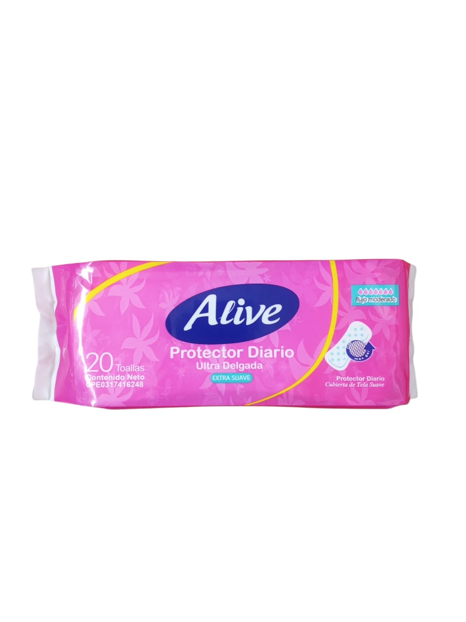 TOALLA PROTECT.DIARIO ALIVE 12x20UN**