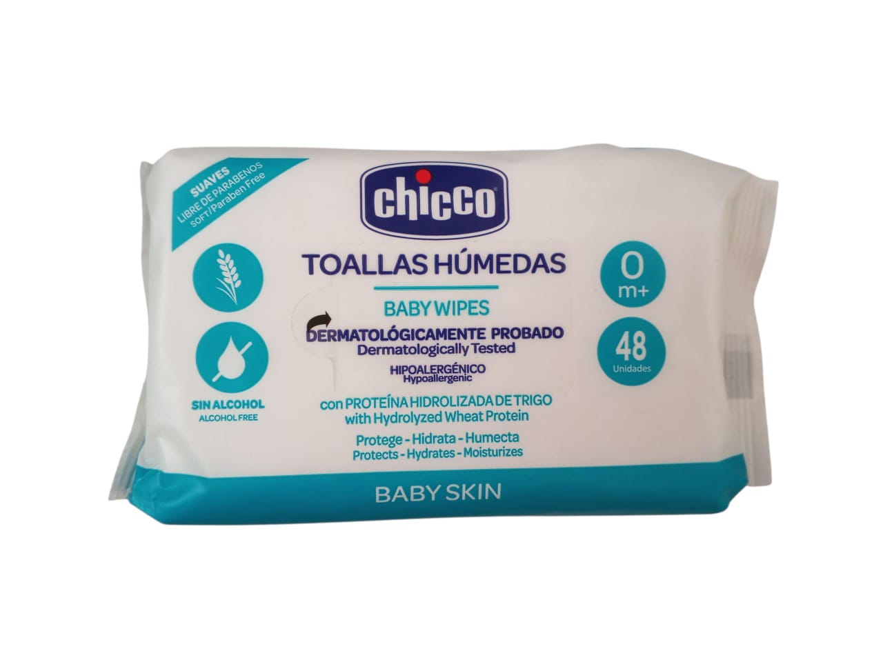 B.TOALLITAS HUMEDAS CHICCO 1x20x48UND.
