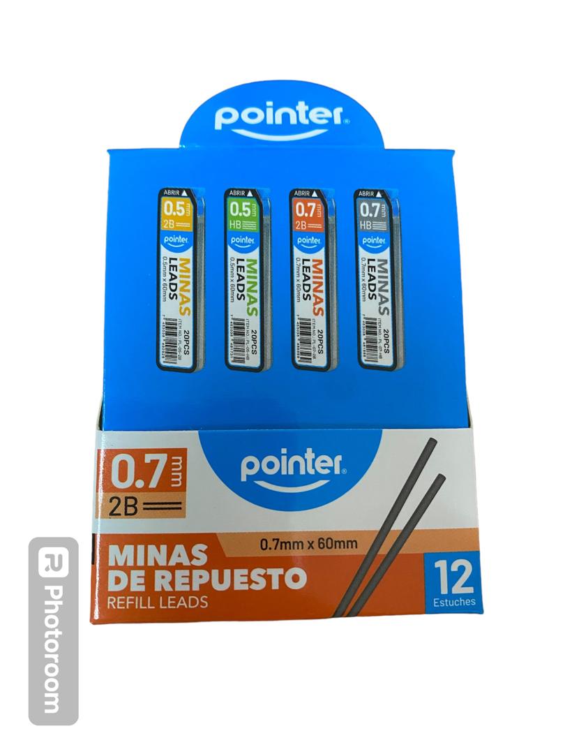 P/MINAS D/REP.HB2B-0,7MM1x12U.RPL-07-2B