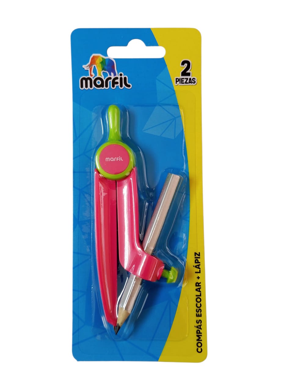 P/COMPAS PLAST.ESCOLAR 2 PZS MARFIL R:M-381211